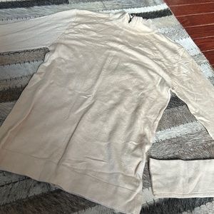 Zara Creme Turtle Neck Sweater‎